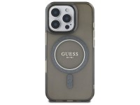 Guess IML Glitter Circle MagSafe case for iPhone 16 Pro Max - black Guess IML Glitter Circle MagSafe case for iPhone 16 Pro Max - black