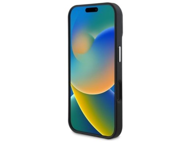 Guess GUHMP16MPGTSPSK iPhone 16 Plus 6.7" black/black hardcase Grained Triangle MagSafe Guess GUHMP16MPGTSPSK iPhone 16 Plus 6.7" black/black hardcase Grained Triangle MagSafe
