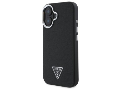 Guess GUHMP16MPGTSPSK iPhone 16 Plus 6.7" black/black hardcase Grained Triangle MagSafe Guess GUHMP16MPGTSPSK iPhone 16 Plus 6.7" black/black hardcase Grained Triangle MagSafe