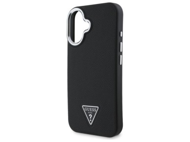 Guess GUHMP16MPGTSPSK iPhone 16 Plus 6.7" black/black hardcase Grained Triangle MagSafe Guess GUHMP16MPGTSPSK iPhone 16 Plus 6.7" black/black hardcase Grained Triangle MagSafe