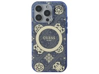 Funda rígida azul/azul para iPhone 16 Pro Max de 6,9" con diseño de peonía IML y fondo 4G MagSafe (G Funda rígida azul/azul para iPhone 16 Pro Max de 6,9" con diseño de peonía IML y fondo 4G MagSafe (G