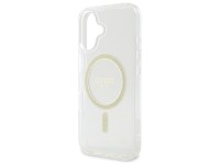 Funda rígida transparente Guess GUHMP16MHFGERET para iPhone 16 Plus de 6,7" con diseño IML y purpuri Funda rígida transparente Guess GUHMP16MHFGERET para iPhone 16 Plus de 6,7" con diseño IML y purpuri