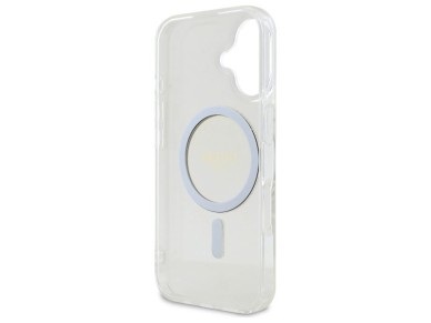 Guess GUHMP16MHFGERET iPhone 16 Plus 6.7" transparent hardcase IML Glitter Circle MagSafe Guess GUHMP16MHFGERET iPhone 16 Plus 6.7" transparent hardcase IML Glitter Circle MagSafe