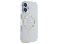Funda rígida transparente Guess GUHMP16MHFGERET para iPhone 16 Plus de 6,7" con diseño IML y purpuri Funda rígida transparente Guess GUHMP16MHFGERET para iPhone 16 Plus de 6,7" con diseño IML y purpuri