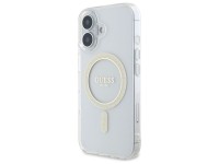 Funda rígida transparente Guess GUHMP16MHFGERET para iPhone 16 Plus de 6,7" con diseño IML y purpuri Funda rígida transparente Guess GUHMP16MHFGERET para iPhone 16 Plus de 6,7" con diseño IML y purpuri
