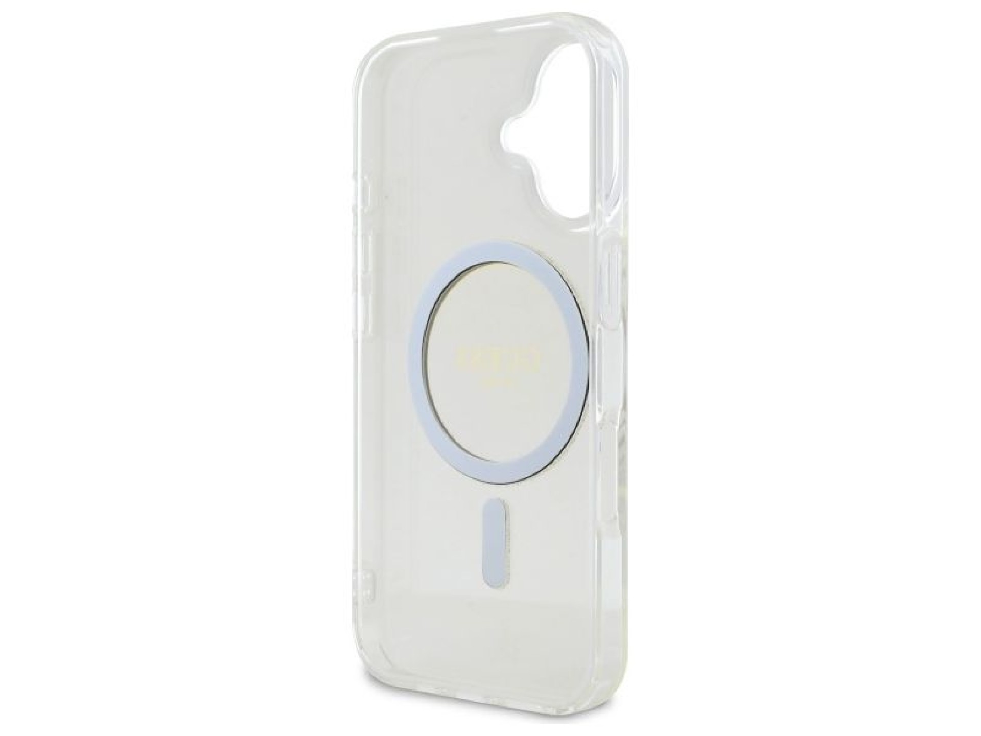 Funda rígida transparente Guess GUHMP16MHFGERET para iPhone 16 Plus de 6,7