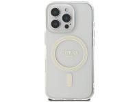 Funda Guess IML Glitter Circle MagSafe para iPhone 16 Pro Max - Transparente Funda Guess IML Glitter Circle MagSafe para iPhone 16 Pro Max - Transparente