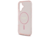 Capa rígida rosa/rosa com glitter circular IML MagSafe para iPhone 16 6.1" Guess GUHMP16SHFGEREP Capa rígida rosa/rosa com glitter circular IML MagSafe para iPhone 16 6.1" Guess GUHMP16SHFGEREP