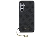 Estuche rígido gris/gris Guess GUHCS24FEGF4GGR S24 FE S721, colección Charms 4G Estuche rígido gris/gris Guess GUHCS24FEGF4GGR S24 FE S721, colección Charms 4G