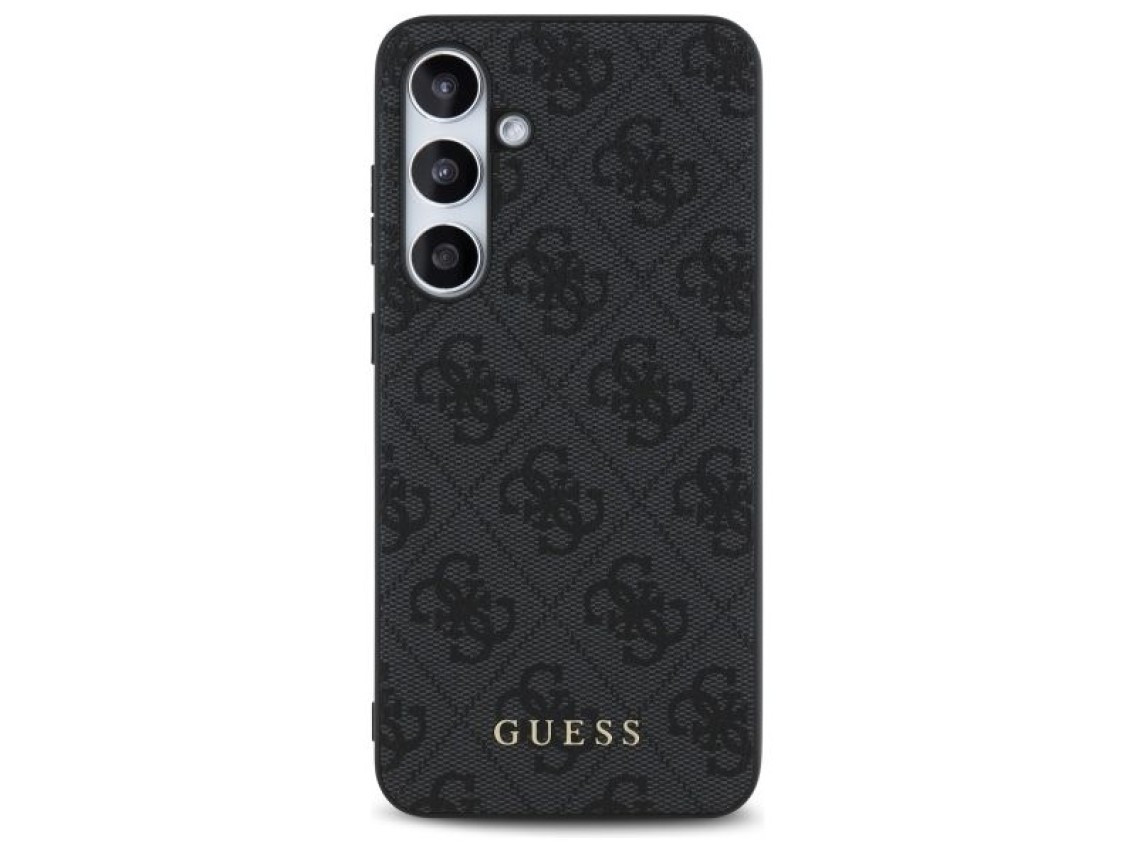 Guess GUHCS24FEG4GFGR S24 FE S721 gray/gray hardcase 4G Metal Gold Logo