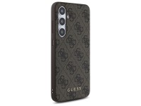 Estuche rígido Guess GUHCS24FEG4GFBR S24 FE S721 marrón/marrón 4G Metal Gold Logo Estuche rígido Guess GUHCS24FEG4GFBR S24 FE S721 marrón/marrón 4G Metal Gold Logo