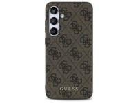 Estuche rígido Guess GUHCS24FEG4GFBR S24 FE S721 marrón/marrón 4G Metal Gold Logo Estuche rígido Guess GUHCS24FEG4GFBR S24 FE S721 marrón/marrón 4G Metal Gold Logo