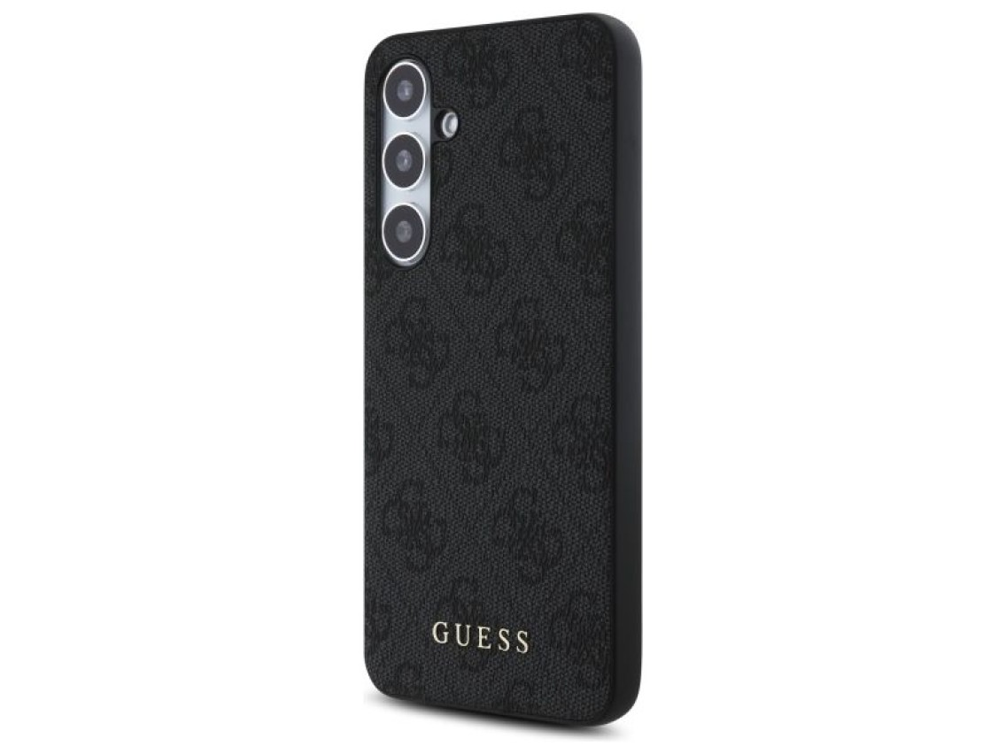 Guess GUHCS24FEG4GFGR S24 FE S721 gray/gray hardcase 4G Metal Gold Logo