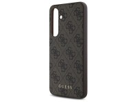 Estuche rígido Guess GUHCS24FEG4GFBR S24 FE S721 marrón/marrón 4G Metal Gold Logo Estuche rígido Guess GUHCS24FEG4GFBR S24 FE S721 marrón/marrón 4G Metal Gold Logo