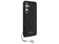 Estuche rígido gris/gris Guess GUHCS24FEGF4GGR S24 FE S721, colección Charms 4G Estuche rígido gris/gris Guess GUHCS24FEGF4GGR S24 FE S721, colección Charms 4G