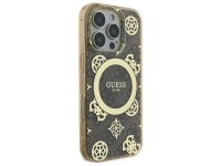 Guess IML Peony On 4G Background MagSafe Case for iPhone 16 Pro Max - Brown Guess IML Peony On 4G Background MagSafe Case for iPhone 16 Pro Max - Brown