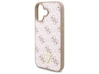 Nova capa triangular 4G da Guess para iPhone 16 Plus - Branca Nova capa triangular 4G da Guess para iPhone 16 Plus - Branca