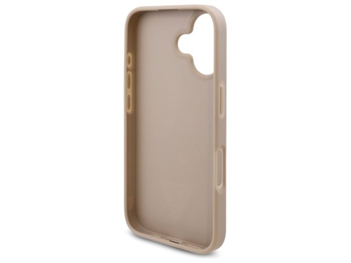 Nova capa triangular 4G da Guess para iPhone 16 Plus - Branca