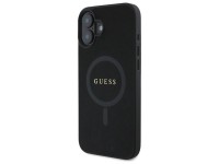 Guess Saffiano Classic Logo MagSafe case for iPhone 16 - black Guess Saffiano Classic Logo MagSafe case for iPhone 16 - black