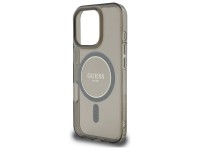 Capa Guess IML Glitter Circle MagSafe para iPhone 16 Pro - preta Capa Guess IML Glitter Circle MagSafe para iPhone 16 Pro - preta