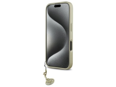 Guess 4G Charms Collection case for iPhone 16 - black Guess 4G Charms Collection case for iPhone 16 - black