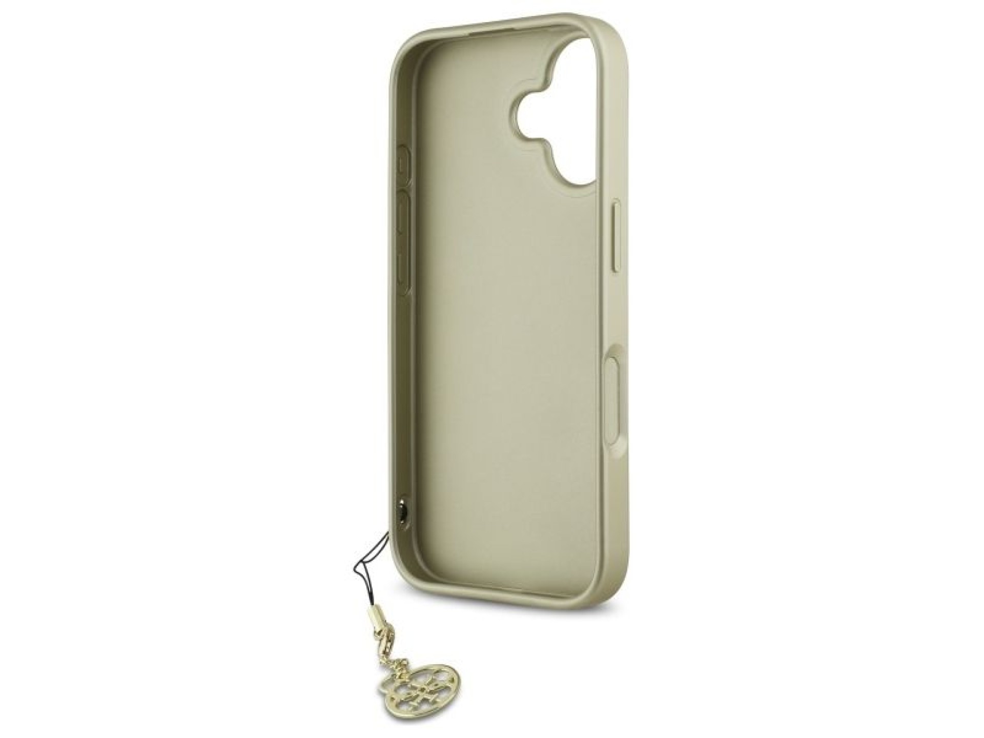 Capa Guess 4G Charms Collection para iPhone 16 - preta