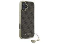Capa Guess 4G Charms Collection para iPhone 16 Plus - Marrom Capa Guess 4G Charms Collection para iPhone 16 Plus - Marrom