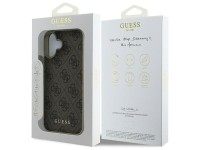 Capa Guess 4G Charms Collection para iPhone 16 Plus - Marrom Capa Guess 4G Charms Collection para iPhone 16 Plus - Marrom