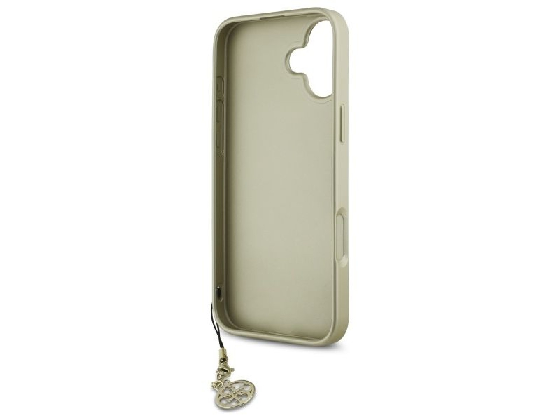 Capa Guess 4G Charms Collection para iPhone 16 Plus - Marrom