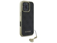 Capa Guess 4G Charms Collection para iPhone 16 Pro - preta Capa Guess 4G Charms Collection para iPhone 16 Pro - preta