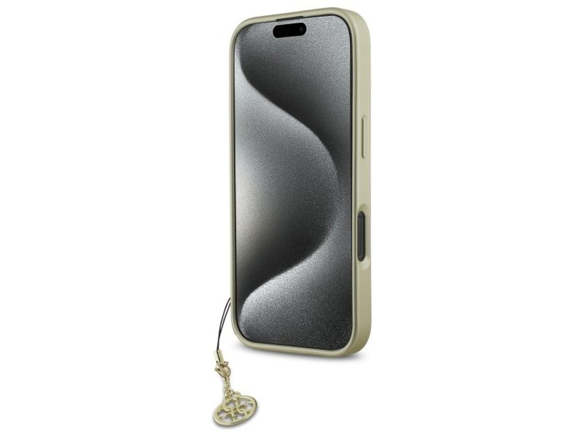 Capa Guess 4G Charms Collection para iPhone 16 Pro - preta
