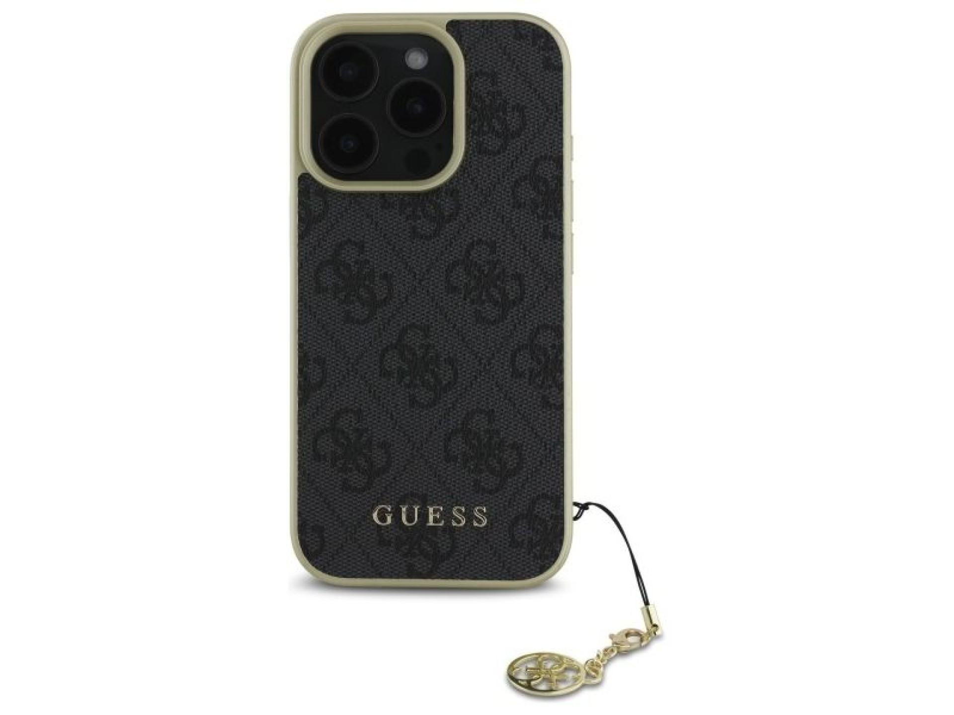 Funda Guess 4G Charms Collection para iPhone 16 Pro Max - negra