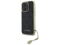 Capa Guess 4G Charms Collection para iPhone 16 Pro - preta Capa Guess 4G Charms Collection para iPhone 16 Pro - preta