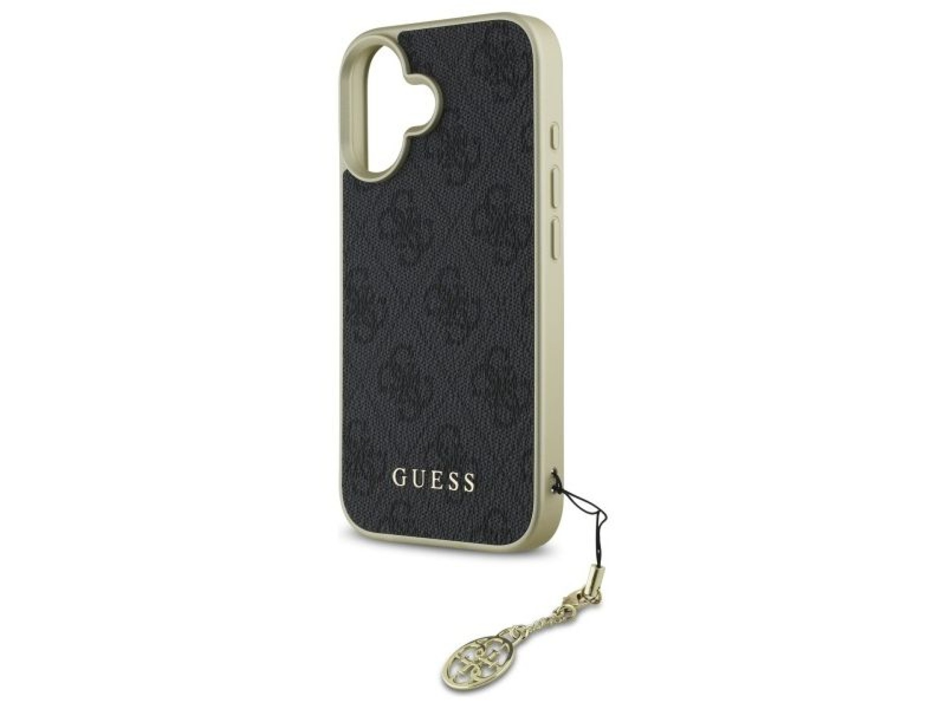 Guess 4G Charms Collection case for iPhone 16 Plus - black