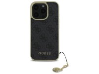 Capa Guess 4G Charms Collection para iPhone 16 Pro - preta Capa Guess 4G Charms Collection para iPhone 16 Pro - preta