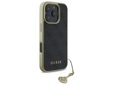 Guess 4G Charms Collection case for iPhone 16 Pro Max - black Guess 4G Charms Collection case for iPhone 16 Pro Max - black