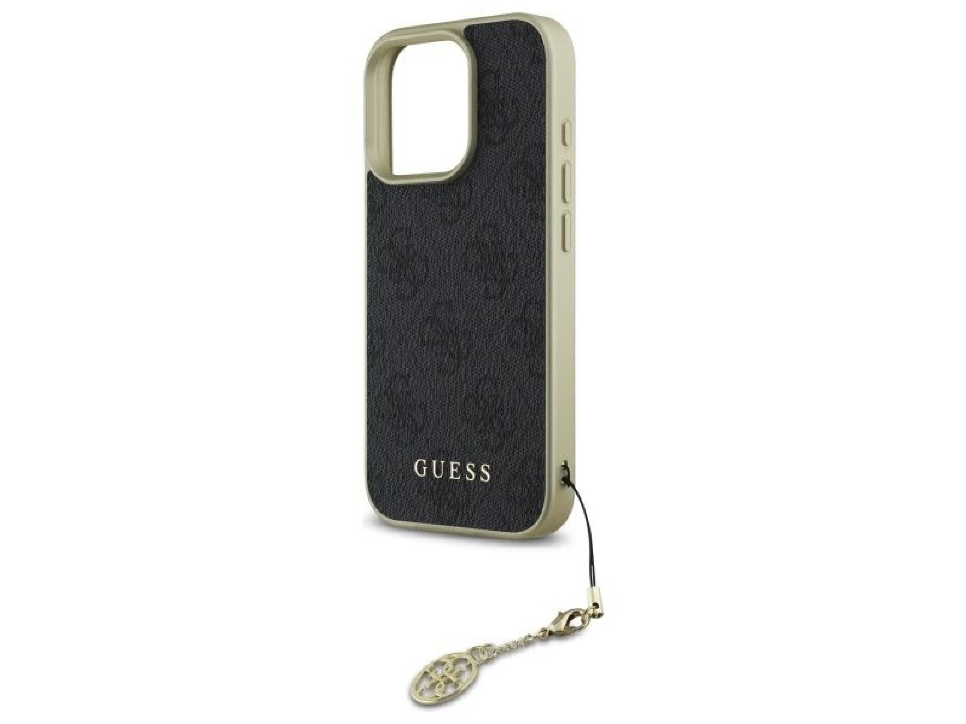 Funda Guess 4G Charms Collection para iPhone 16 Pro Max - negra