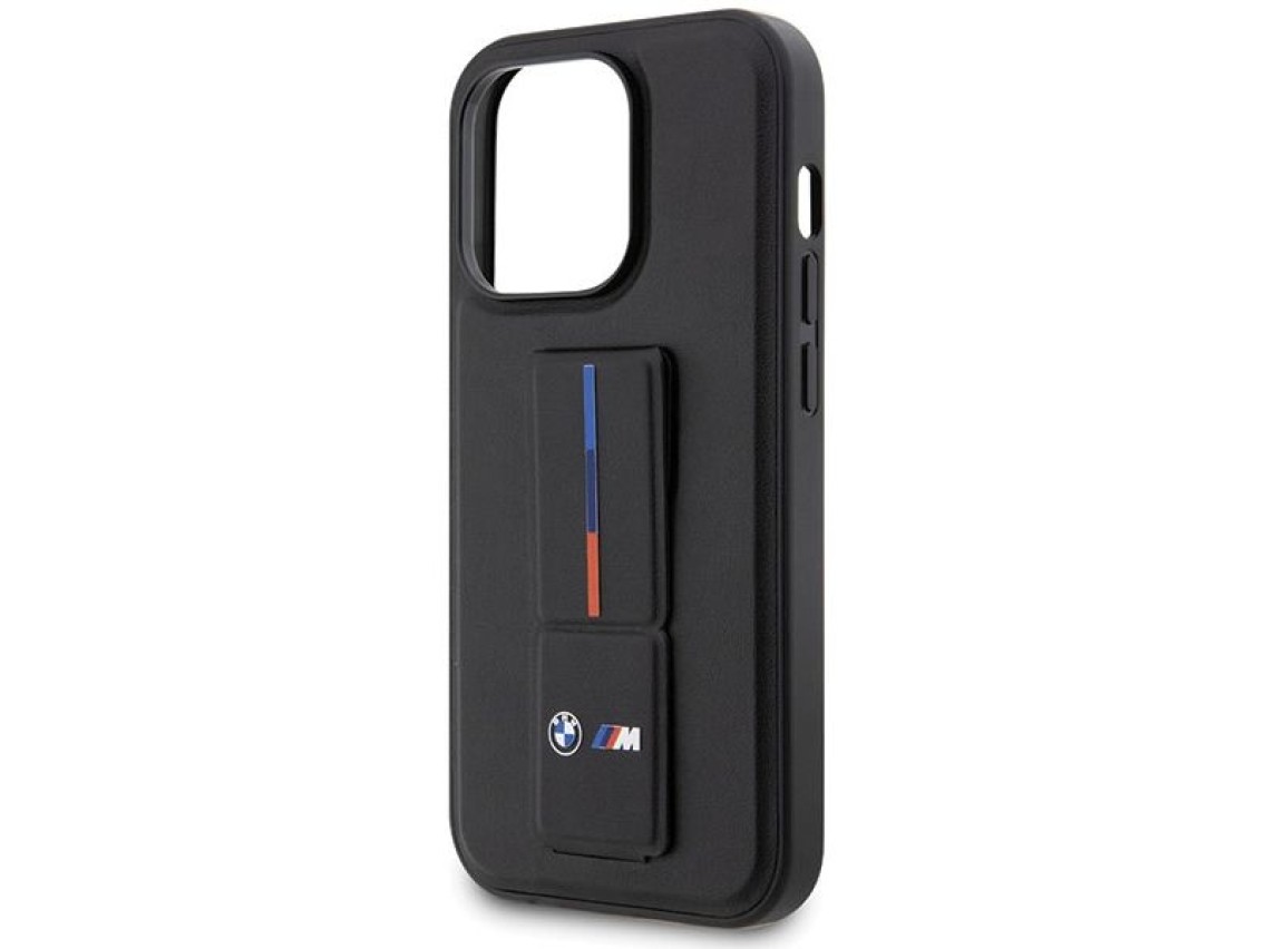 Capa rígida preta/preta com estampa a quente BMW BMHCP14X22GSLK para iPhone 14 Pro Max 6.7"