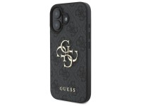 Capa Guess 4G com logo grande para iPhone 16 Plus - Preta Capa Guess 4G com logo grande para iPhone 16 Plus - Preta