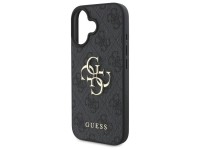Capa Guess 4G com logo grande para iPhone 16 Plus - Preta Capa Guess 4G com logo grande para iPhone 16 Plus - Preta