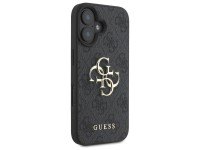 Capa Guess 4G com logo grande para iPhone 16 Plus - Preta Capa Guess 4G com logo grande para iPhone 16 Plus - Preta
