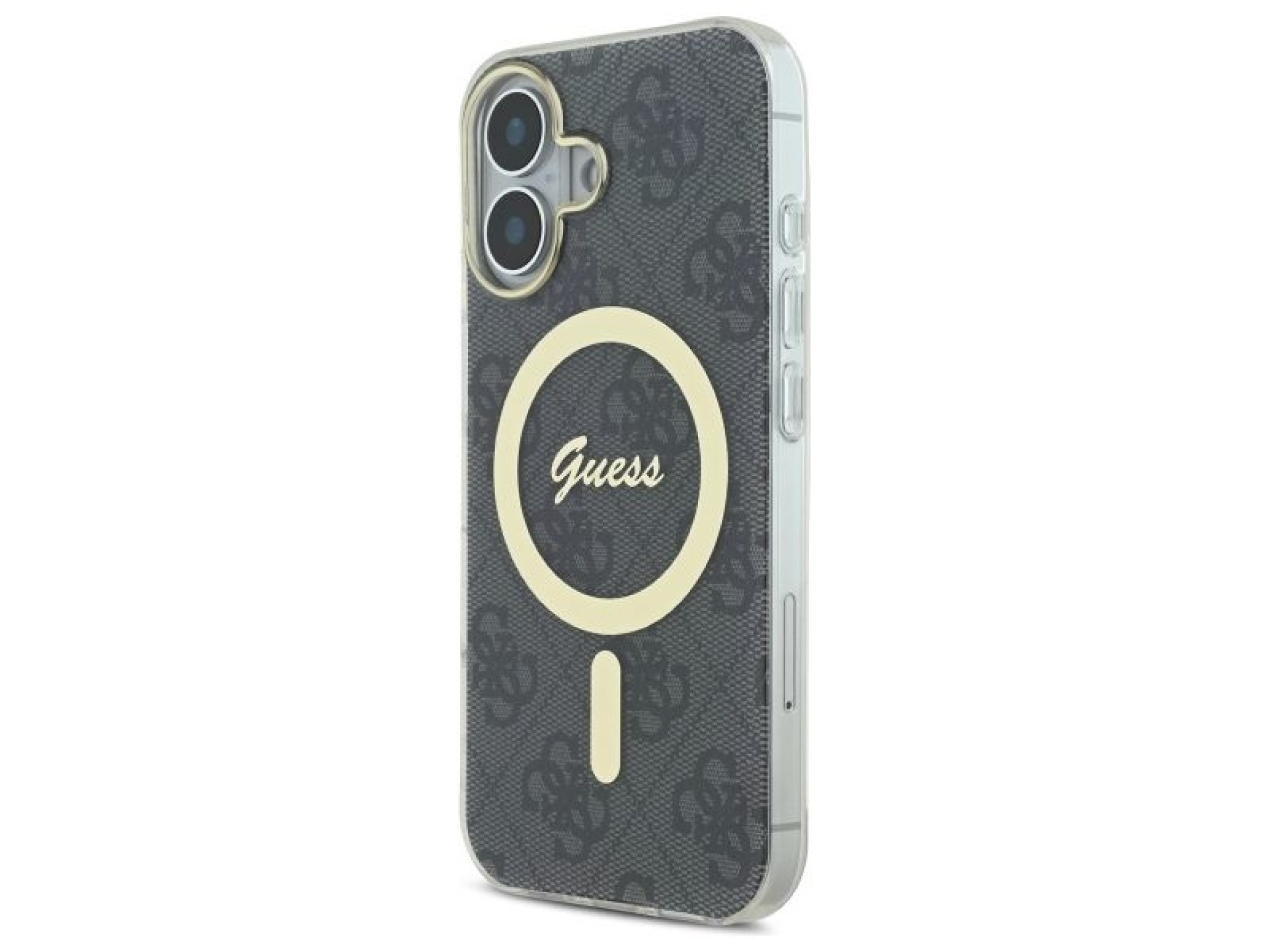 Guess IML 4G MagSafe Case for iPhone 16 Plus - Black