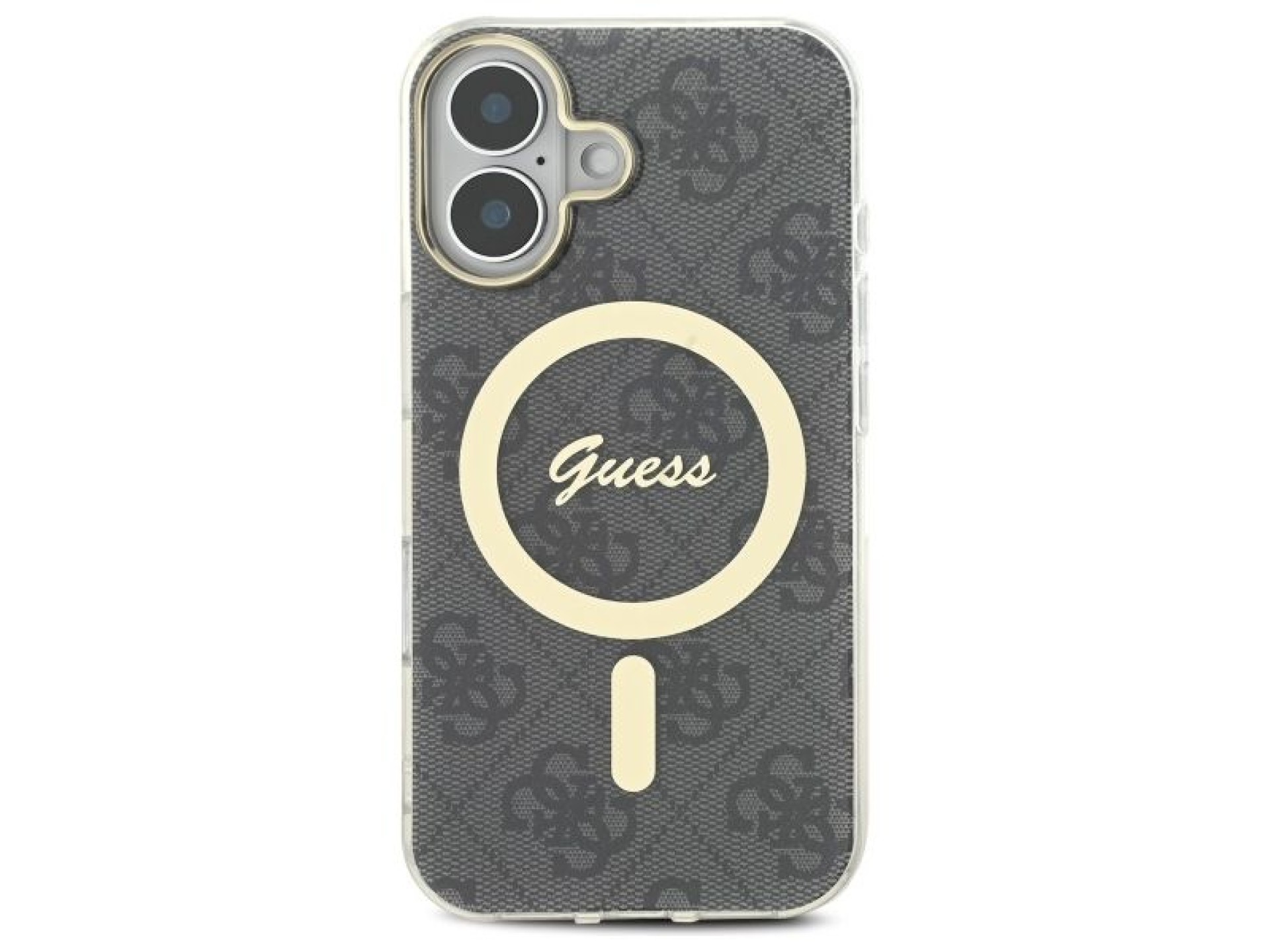 Guess IML 4G MagSafe Case for iPhone 16 Plus - Black