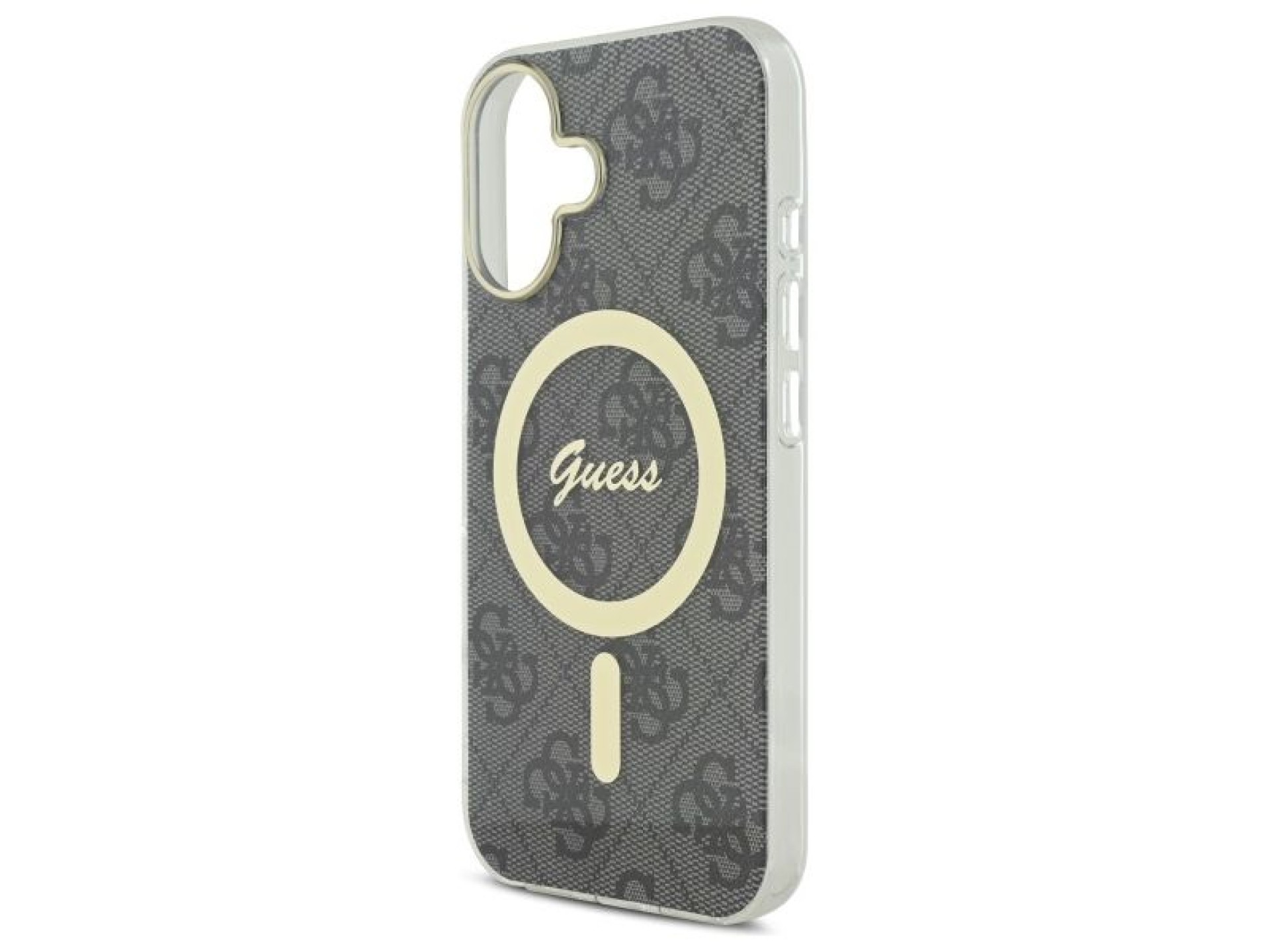 Guess IML 4G MagSafe Case for iPhone 16 Plus - Black