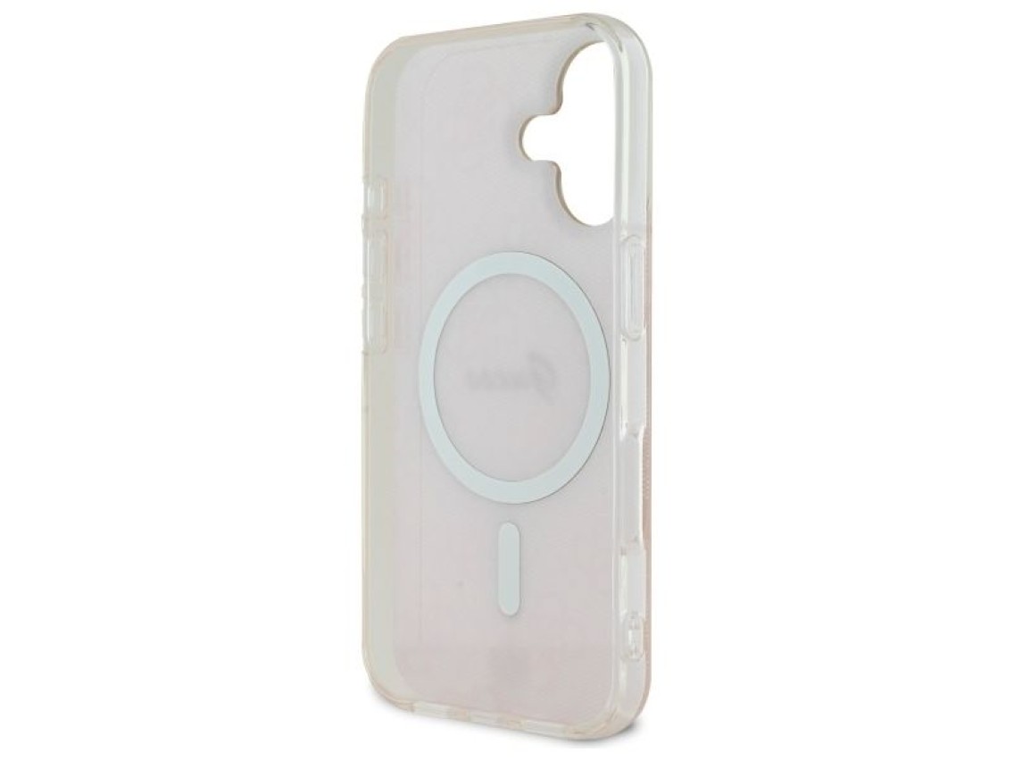 Guess IML 4G MagSafe iPhone 16 Plus Case - Pink