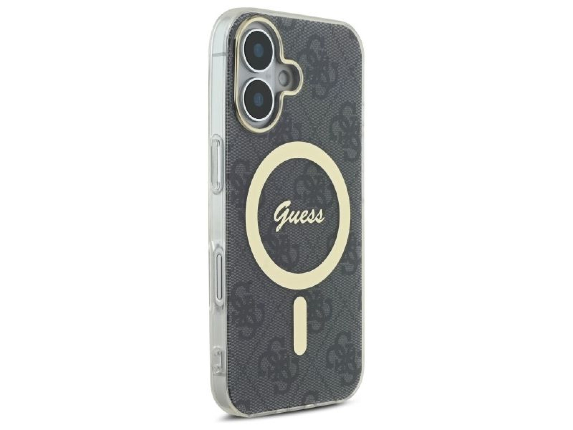 Guess IML 4G MagSafe Case for iPhone 16 Plus - Black
