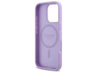 Guess Saffiano MagSafe case for iPhone 16 Pro - purple Guess Saffiano MagSafe case for iPhone 16 Pro - purple