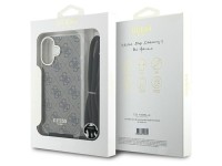 Funda Guess Crossbody Cord 4G Print con cordón para iPhone 16 - Marrón Funda Guess Crossbody Cord 4G Print con cordón para iPhone 16 - Marrón
