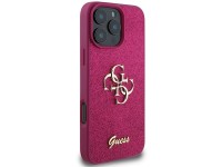 Capa Guess Glitter Script Big 4G para iPhone 16 Pro - Roxa Capa Guess Glitter Script Big 4G para iPhone 16 Pro - Roxa