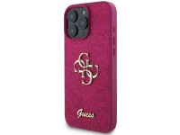 Capa Guess Glitter Script Big 4G para iPhone 16 Pro - Roxa Capa Guess Glitter Script Big 4G para iPhone 16 Pro - Roxa